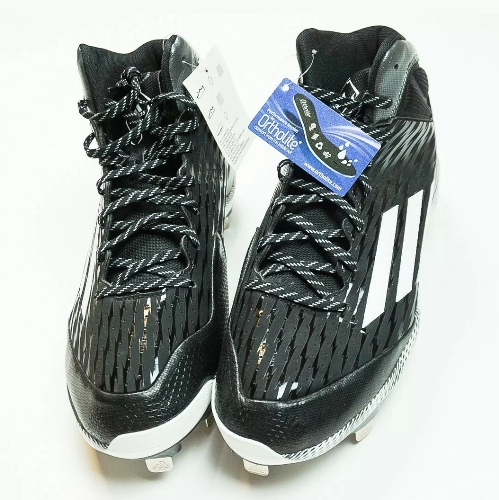 Adidas Size 13.5 Mens PowerAlley 3 Baseball Cleats